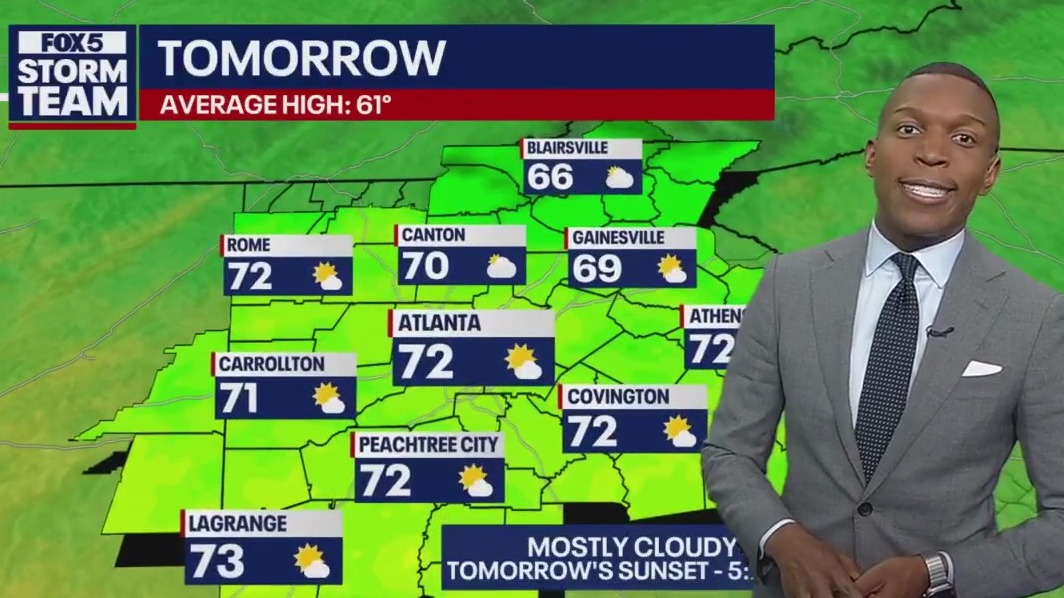 Weekend evening forecast update