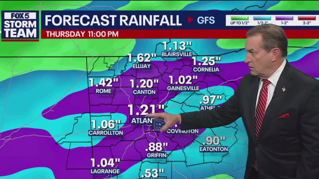Monday night forecast update