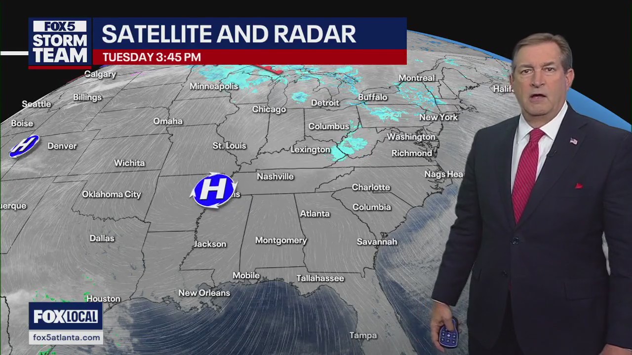 Tuesday evening forecast