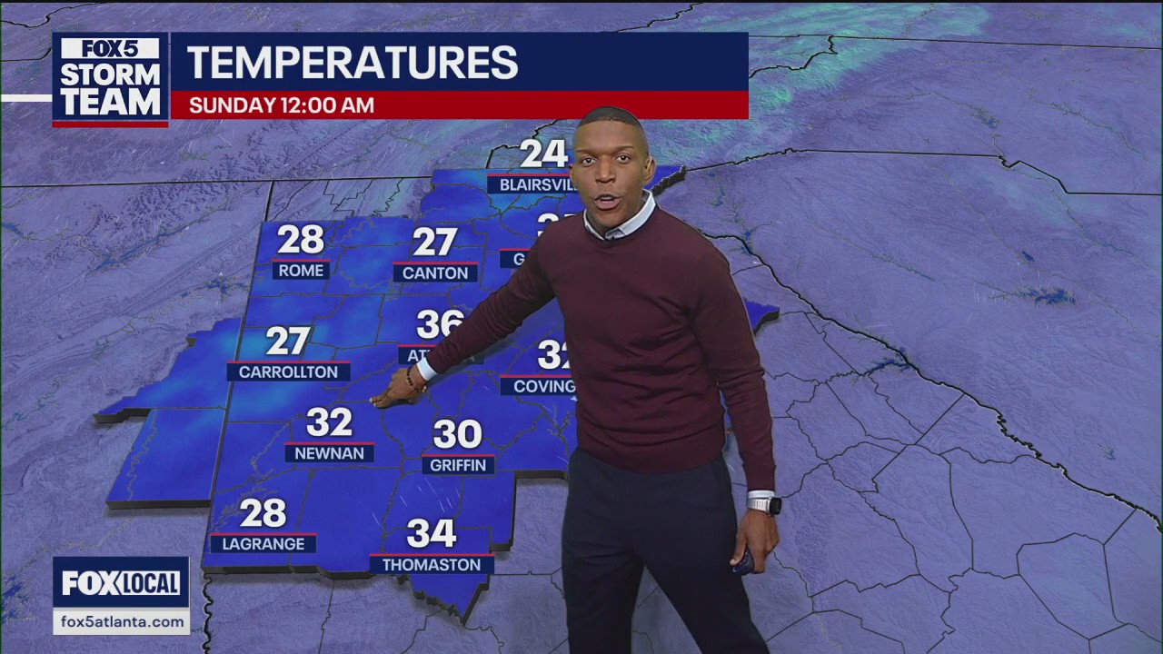 Weekend forecast update