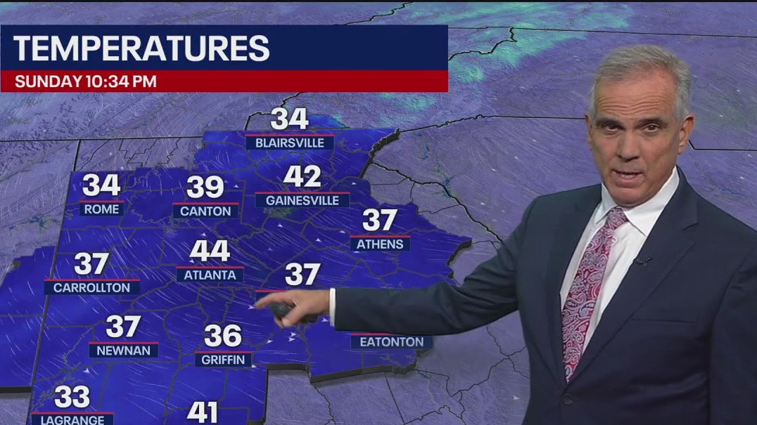 Sunday evening forecast update