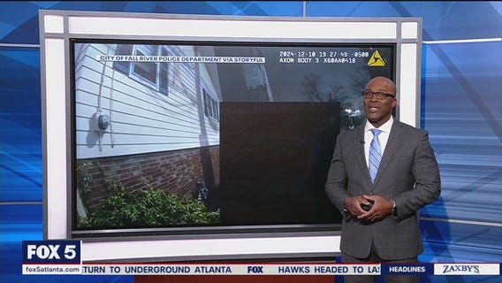 Suspect get stuck while hiding in chimney