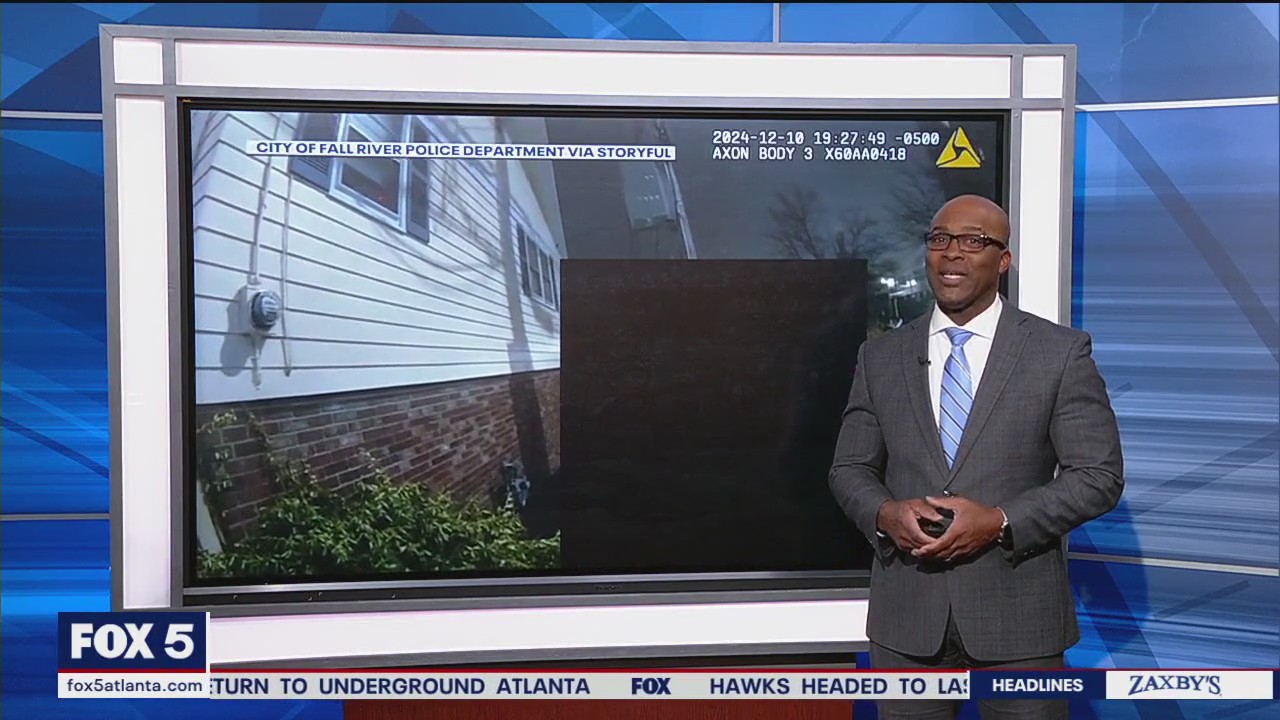 Suspect get stuck while hiding in chimney