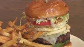 Buck braves Burton's Bar & Grill Maxx Burger