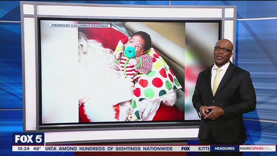 Santa visits Georgia NICU patients