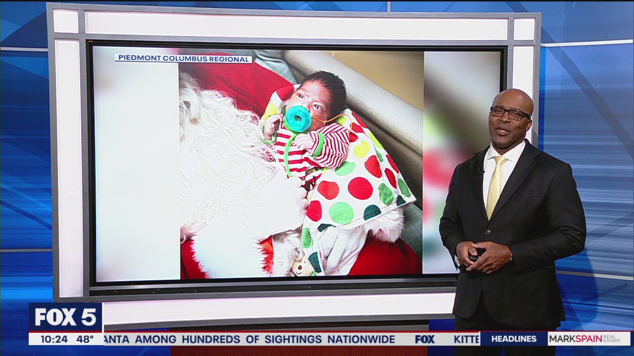 Santa visits Georgia NICU patients