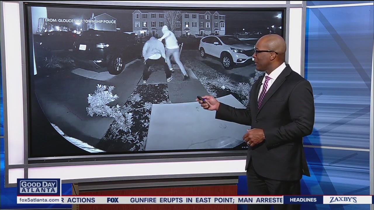 Twerking porch pirates caught on camera