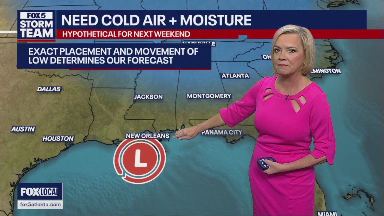 Weekend forecast update