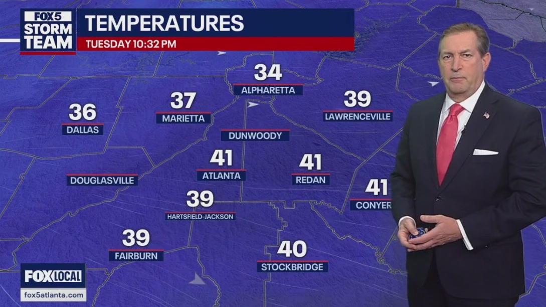 Tuesday evening forecast update | FOX 5 Atlanta