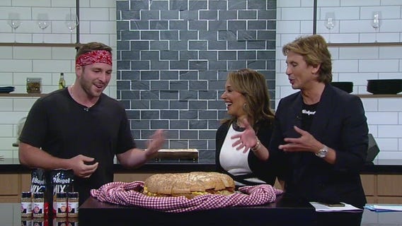 30 lb. bagel at O'Bagel