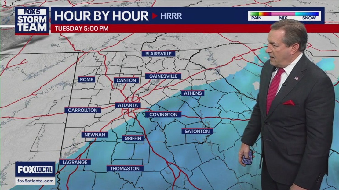 What time will it snow today?