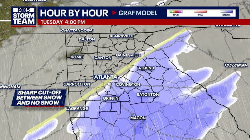Monday afternoon forecast update