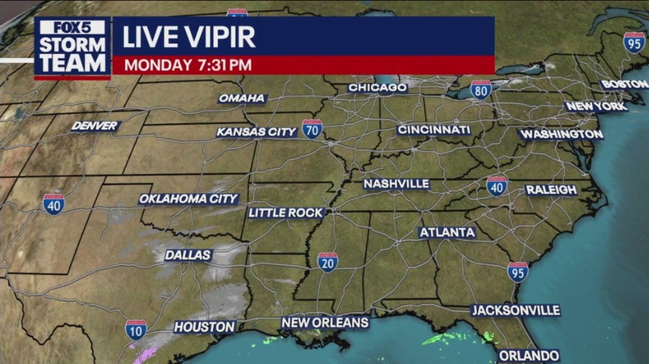 Monday night forecast