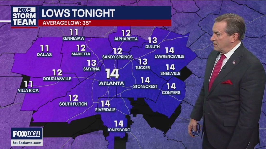 Tuesday night forecast