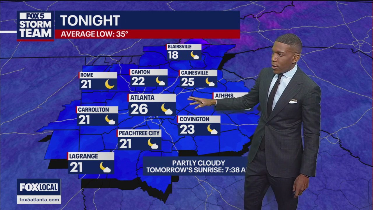 Thursday afternoon forecast | FOX 5 Atlanta