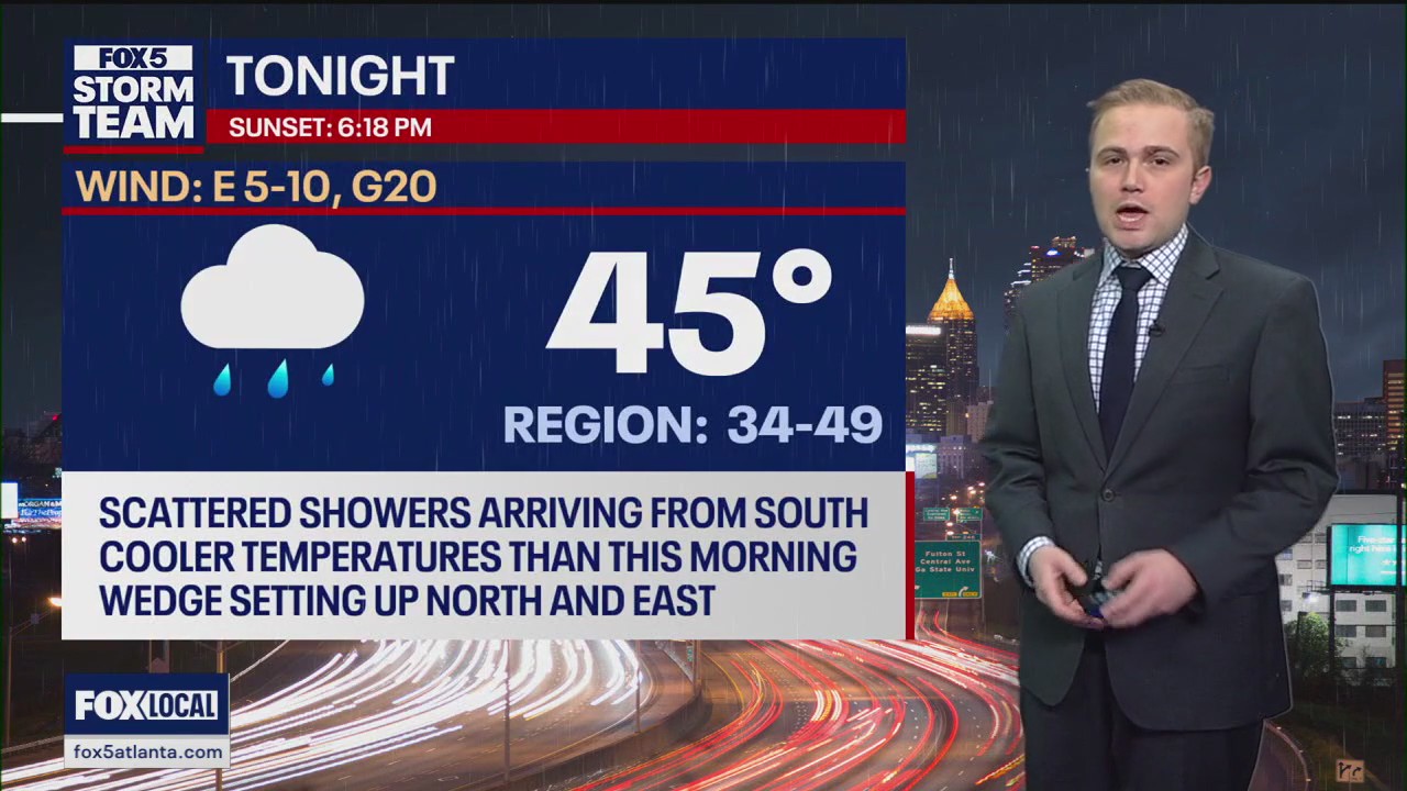 Monday afternoon forecast update