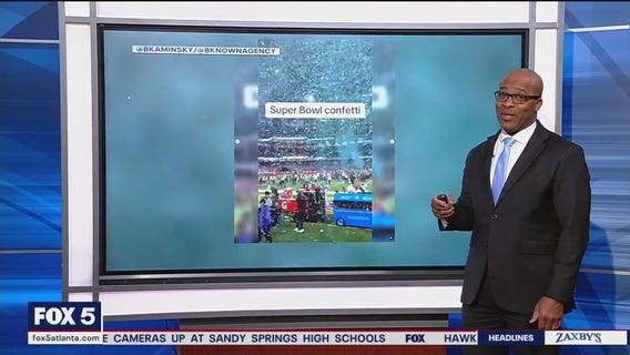 Here's how Super Bowl confetti works