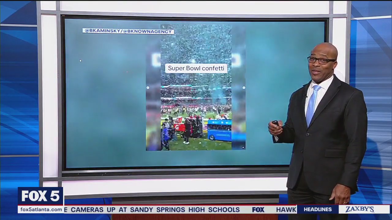 Here's how Super Bowl confetti works