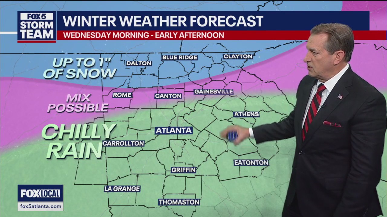 Chilly rain and wintry mix this week