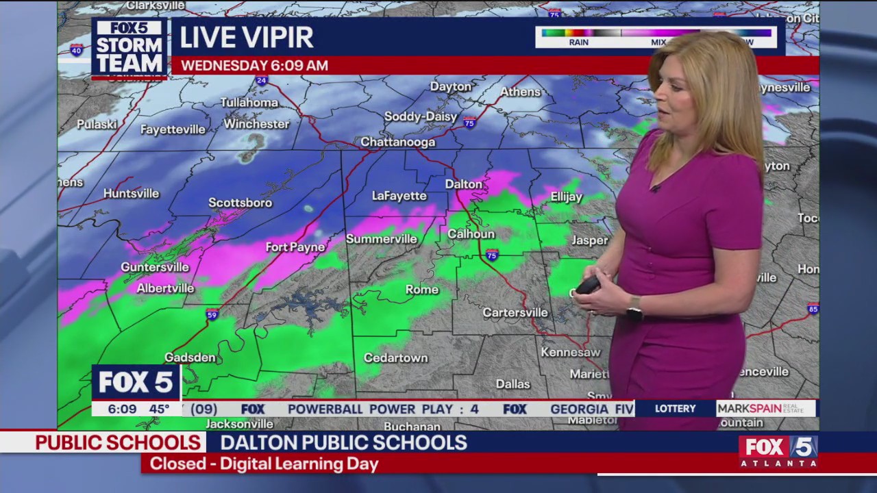 Wednesday morning weather forecast
