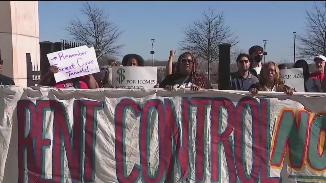 Tenants and housing advocates rally at the state Capitol | FOX 5 Atlanta