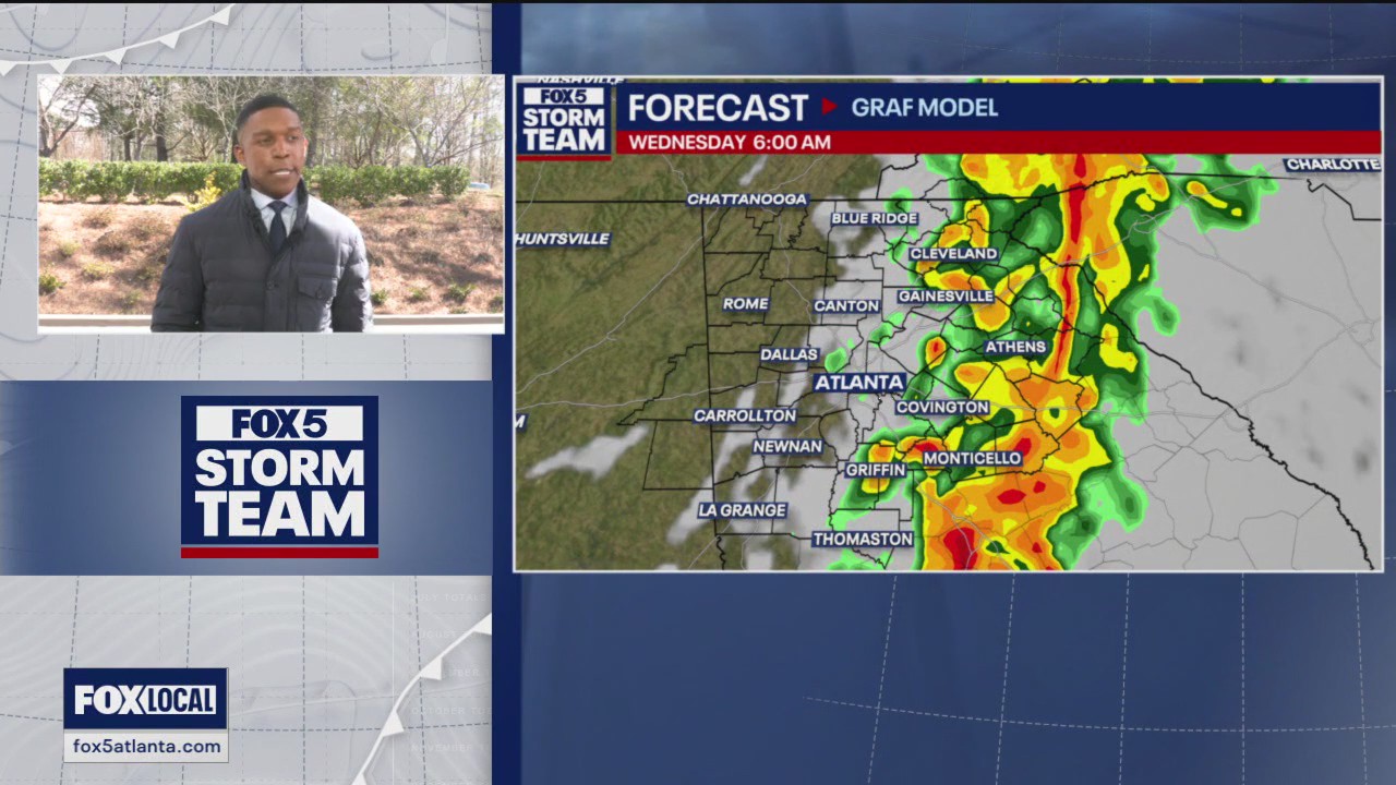 Monday midday weather forecast