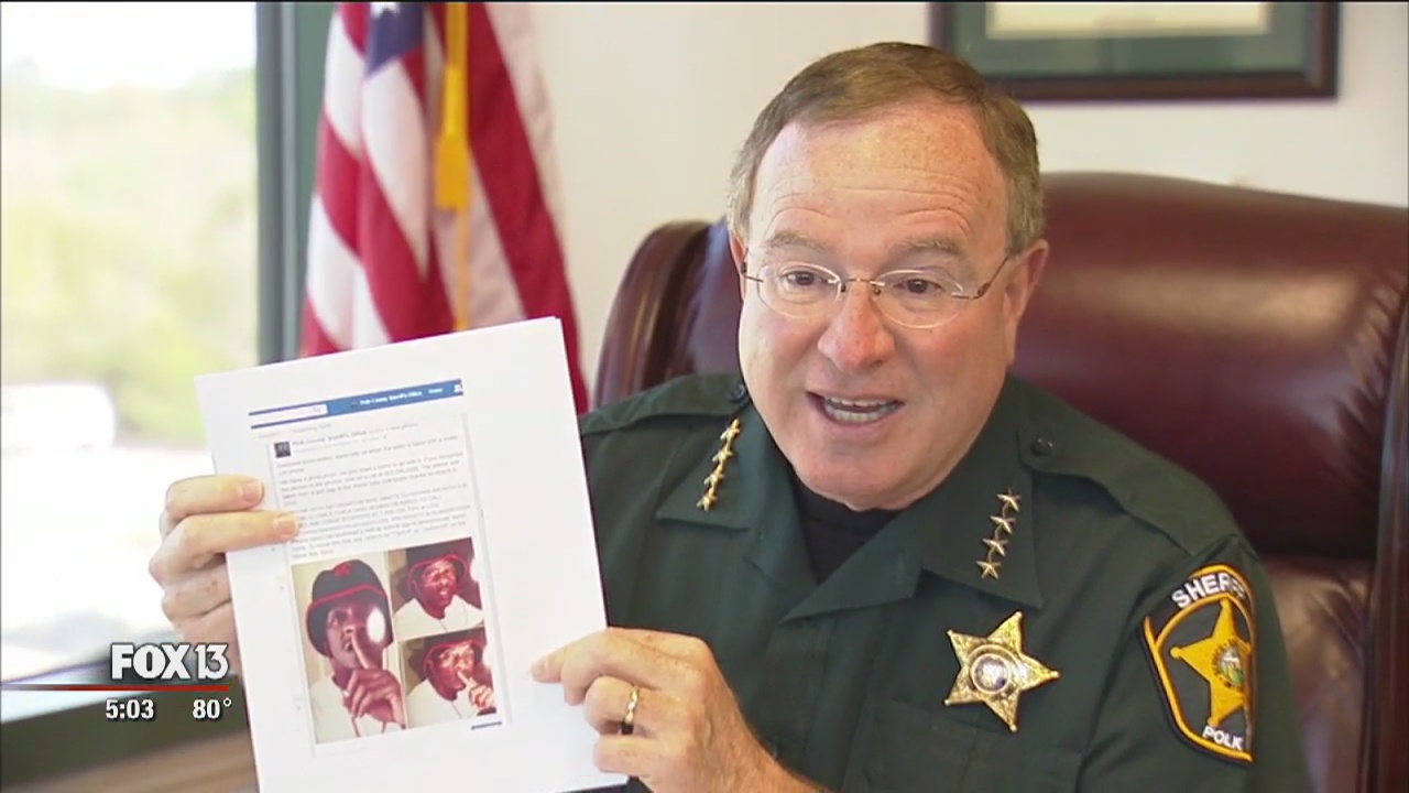Grady Judd responds to selfie suspect | FOX 13 Tampa Bay