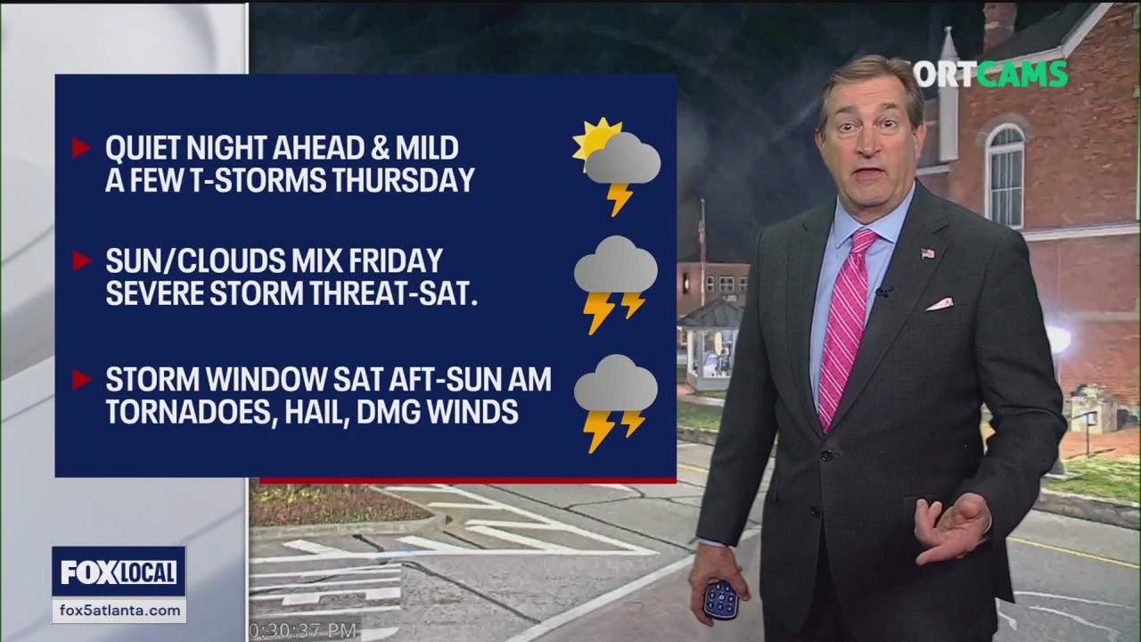 Wednesday night forecast update | FOX 5 Atlanta