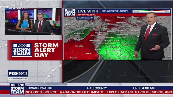 Tracking tornado, flash flood, severe thunderstorm warnings with FOX 5 Storm Team