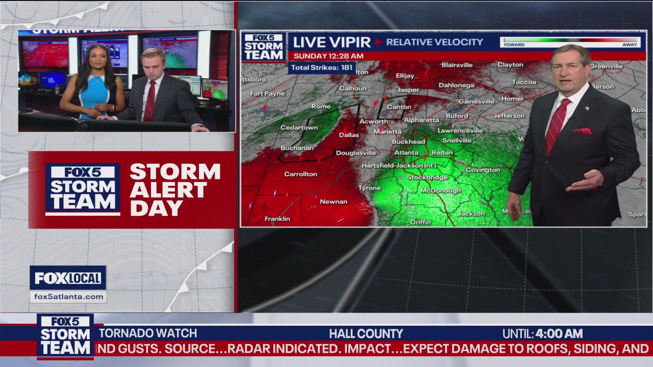 Tracking tornado, flash flood, severe thunderstorm warnings with FOX 5 Storm Team