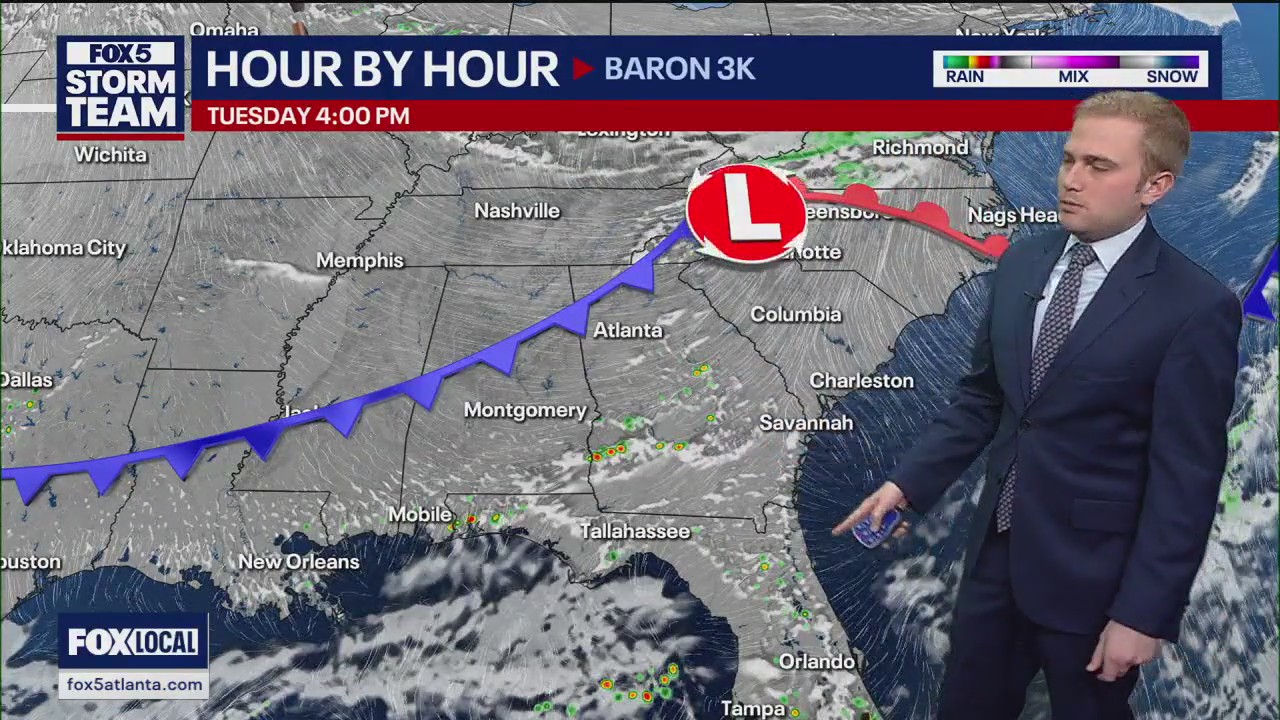 Monday afternoon forecast