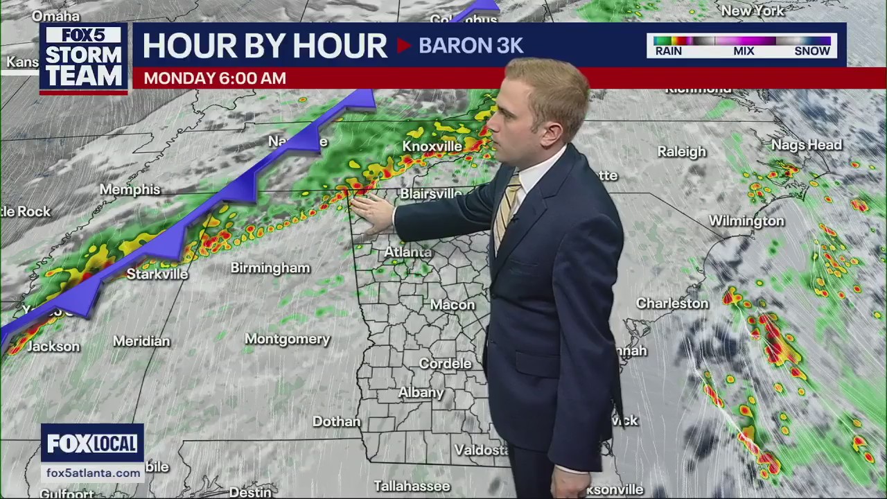 Level 3 Severe Threat: FOX 5 Storm Team Meteorologist Alex Forbes says 'not so fast'