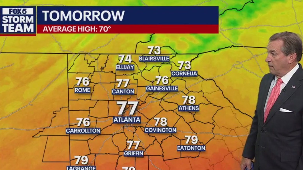 Monday evening forecast