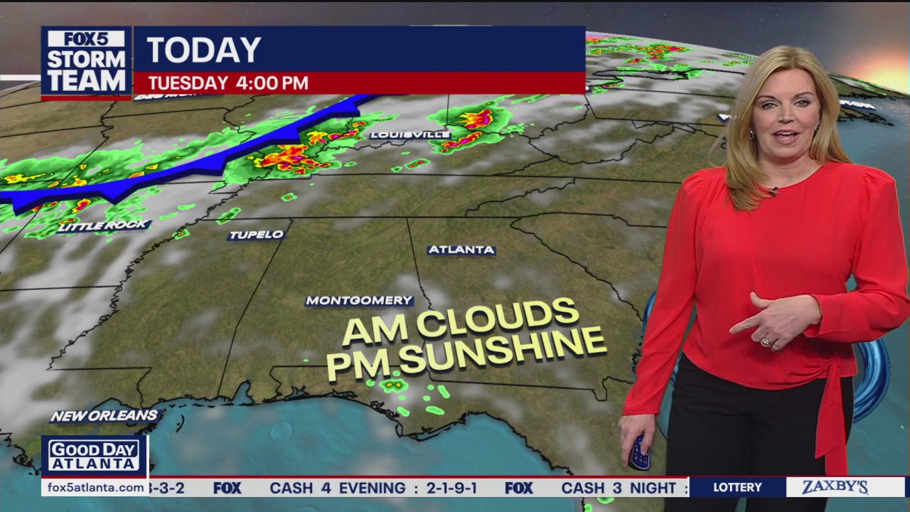 Tuesday morning weather forecast