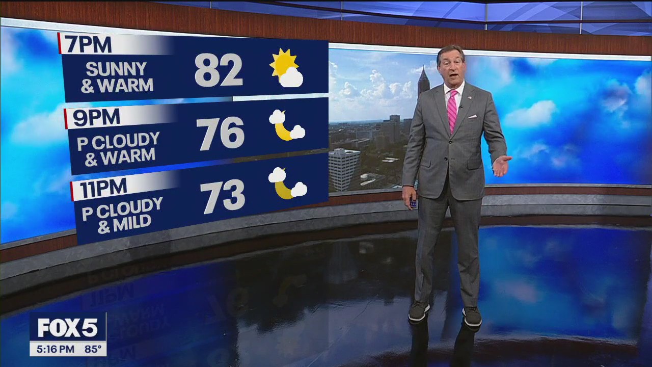 Wednesday evening weather forecast