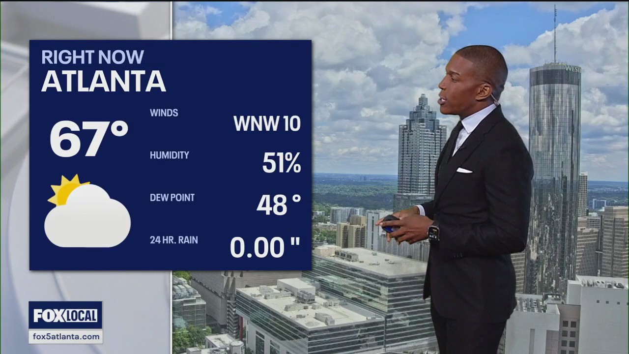 Monday midday weather forecast