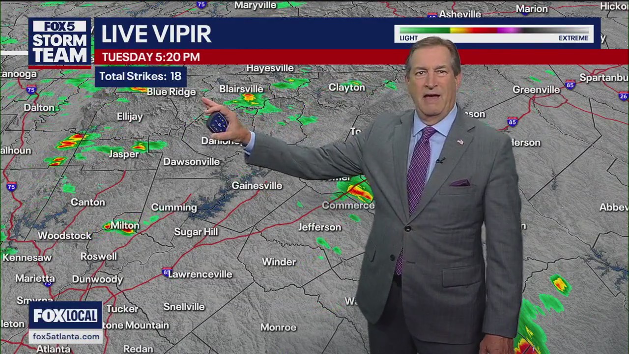 Tuesday evening forecast