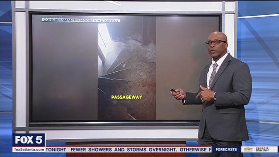 Secret passage under Capitol floorboards