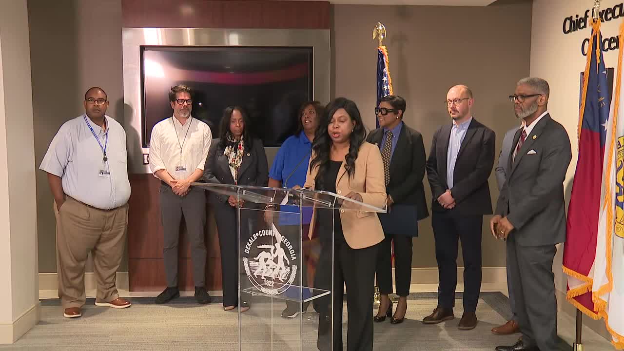 FULL: DeKalb County press conference about water bills | FOX 5 Atlanta