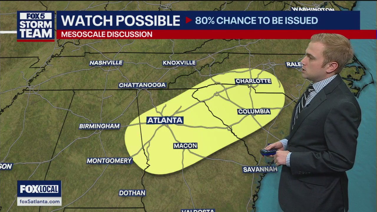 Friday midday weather forecast
