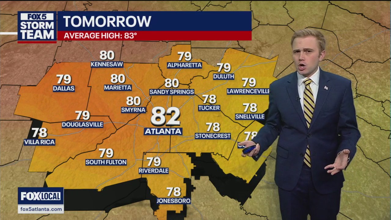 Tuesday evening forecast