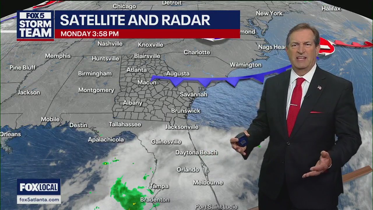 Monday evening forecast