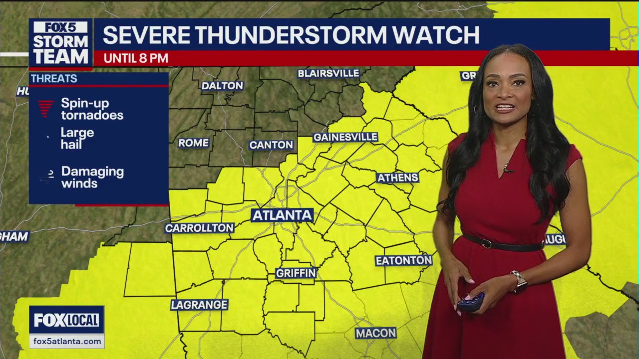 Friday afternoon forecast