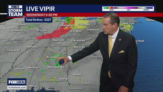 Wednesday evening forecast