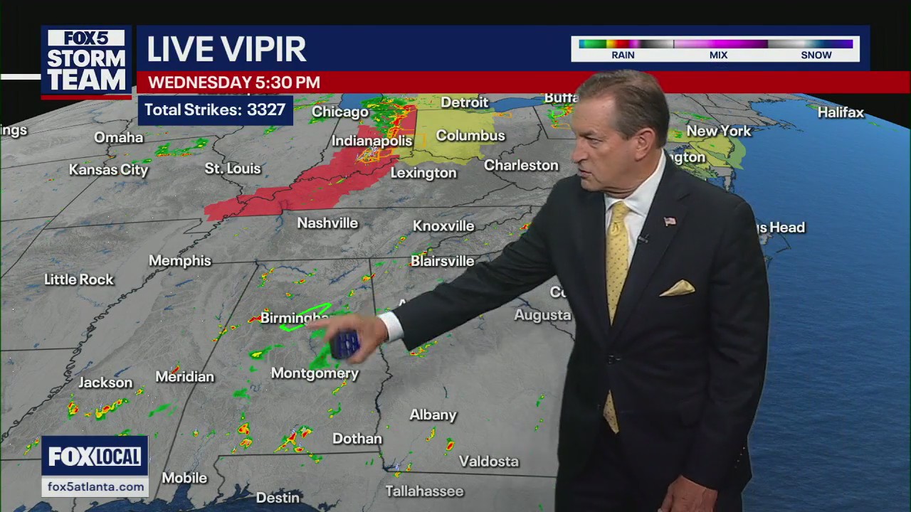 Wednesday evening forecast