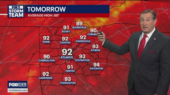 Friday afternoon forecast