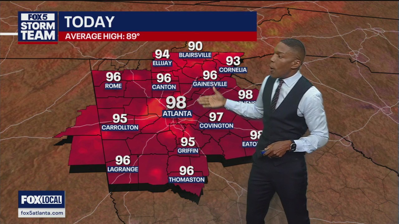 Tuesday midday weather forecast