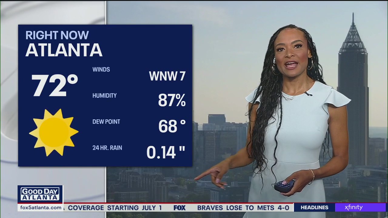 Sunday morning weather forecast