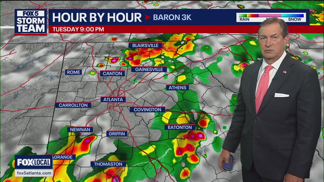 Tuesday night forecast