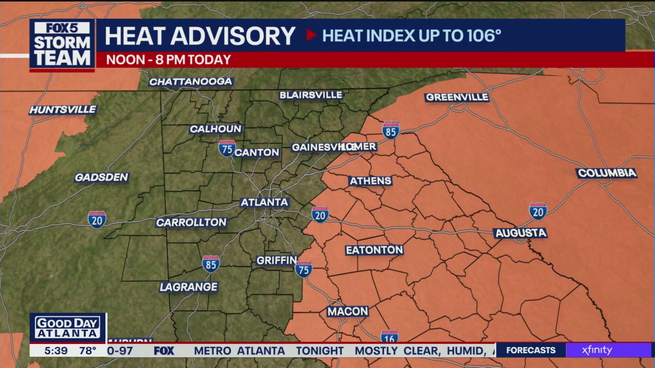 Monday morning weather forecast